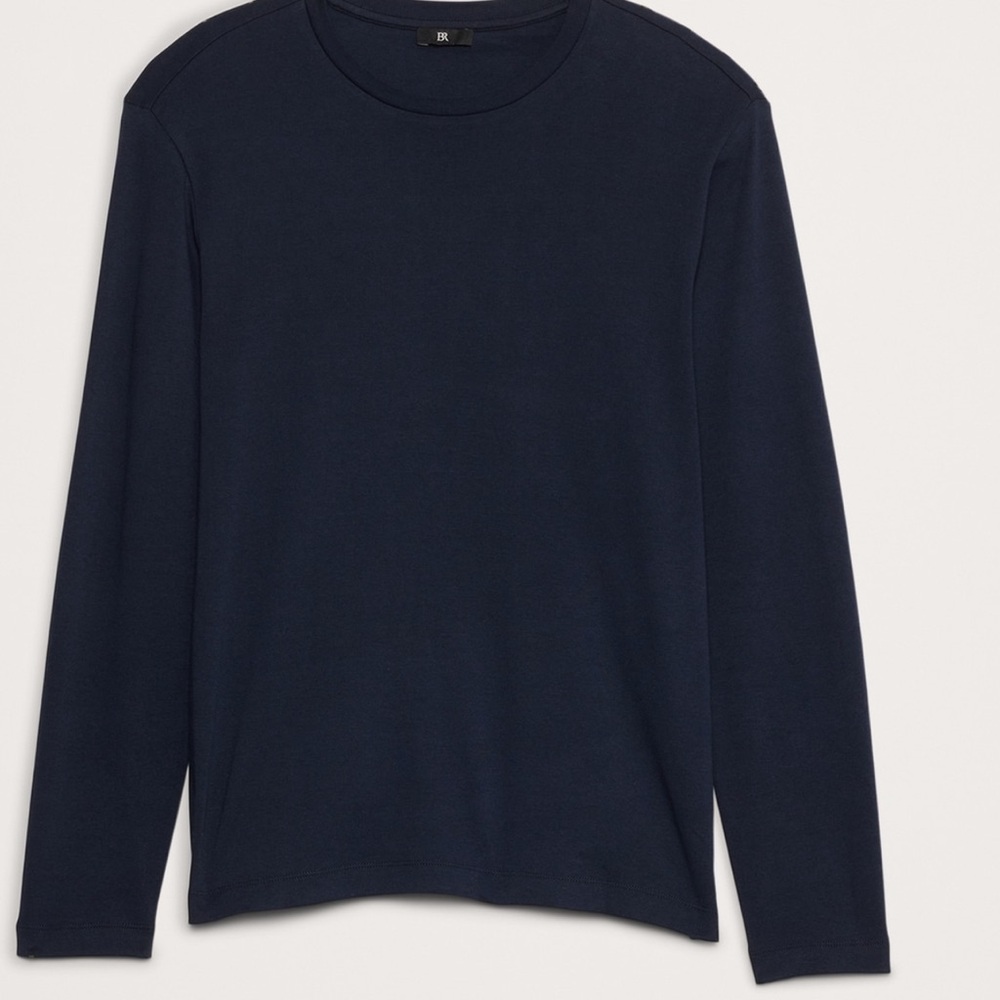 Banana Republic Dark Blue Long Sleeve Tee